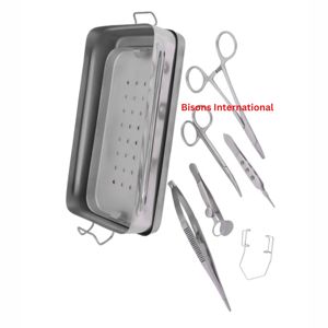 Juego de Instrumentos Microquirúrgicos Manuales Básicos al por Mayor, Herramientas de Microcirugía Manuales de Acero Inoxidable Reutilizables - Product Image 2