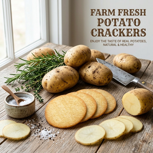Sampling Services | Natural Ingredients Gourmet Potato Crisp Crackers Crunchy Healthy 342g ODM Direct Factory - Product Image 1