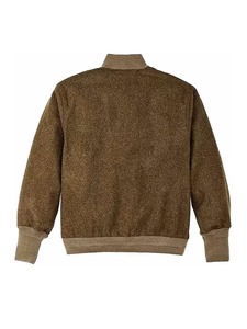 Mens <b>Army</b> Brown Wool Bomber <b>Jacket</b> - Product Image 2