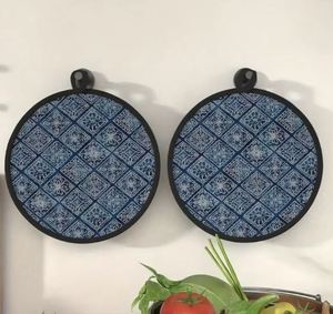 Support de casserole moderne imprimé en coton, coussin chauffant doux matelassé imprimé, support de casserole de cuisine, coussin thermique en promotion par le fournisseur - Product Image 3