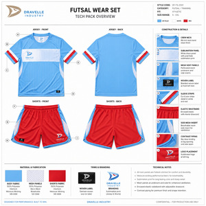 Personalized Mesh Indoor Training Outfit Futsal Set-Soccer Jersey Plus Athletic Bottoms Bespoke Aerated <b>Match</b> Apparel - Product Image 6