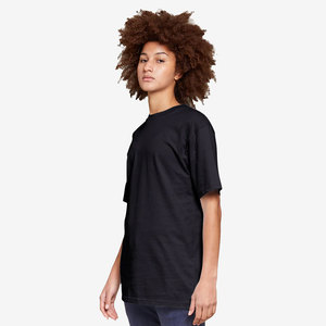 Camiseta Blanca de Algodón con Cuello Redondo, Corte Holgado, Esencial, para Mujer, Personalizable con tu Marca, Talla Grande - Product Image 4