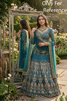 Choli Dupatta Slim Fit musim panas, payet koleksi Lehenga tiruan Rangoli tradisional desainer desainer
