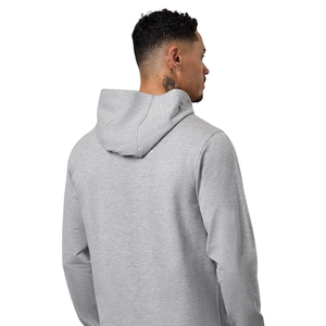 Custom <b>Men</b> Winter Solid <b>Grey</b> Streetwear Oversized Front Pocket Hoodie Heavyweight Fleece Pullover Blank <b>Sweatshirt</b> Casual Loose - Product Image 2