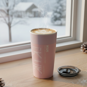 Gobelet isotherme en acier inoxydable à double paroi de 20 oz/600 ml, doublure en porcelaine, coulisseau magnétique détachable, logo personnalisé, couleur et emballage - Product Image 1