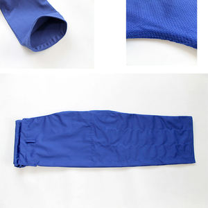 Kimono de Jiu-Jitsu Personnalisé en Gros Unisexe, Uniforme Bleu de Judo Brésilien avec Logo Avant, Durable, 100% Coton, Style Arts Martiaux - Product Image 3