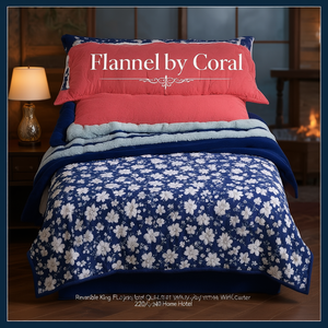 Couette double réversible en polyester par Coral FLANO - Couette chaude et douce pour l'hiver 220x240 CM pour la maison et l'hôtel - Product Image 3