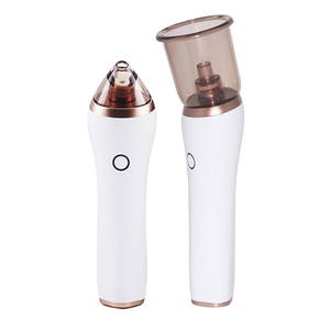 เครื่องดูดสิวเสี้ยนแบบมือถือ ไฟฟ้า กำจัดสิวหัวดำ บริเวณใบหน้า/จมูก พร้อมฟังก์ชั่นประคบร้อน หน้าจอ LED หัวดูด 4 แบบ ชาร์จผ่าน USB - Product Image 1