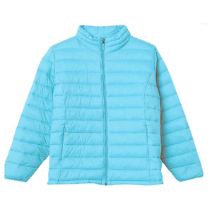 Wholesale Breathable Puffer Coated Women Short Cropped Zip Winter <b>Jackets</b> Solid Zipper Spring custom logo printing puffer <b>jacket</b> - Product Image 2