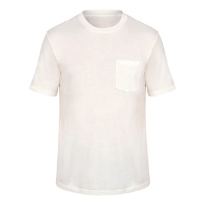 Camiseta de Hombre Personalizada con Logotipo Bordado, Tejida, 100% Algodón, con Patrón de Letras, Estilo Formal y Urbano, Suave, de Manga Corta y Corte Holgado - Product Image 1