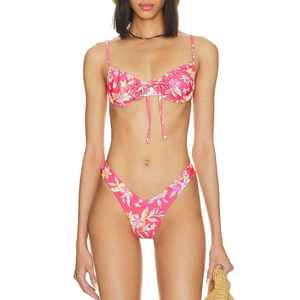 Top Quality <b>Bikini</b> <b>Set</b> Adjustable Drawstring Swimsuit Sexy Sublimed Design Women Beachwear High Quality Bathing Suit - Product Image 6