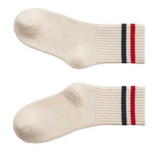 Chaussettes d'uniforme scolaire décontractées personnalisées - Chaussettes côtelées en coton haute performance à séchage rapide pour étudiants - Vente en gros pour équipes sportives - Product Image 2