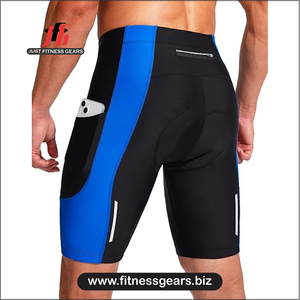 High Performance Eco-Friendly Breathable Spandex/Polyester <b>Cycling</b> <b>Shorts</b> Customizable Options Men-<b>Padded</b> Comfort Quick Dry - Product Image 2