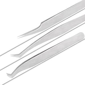 Russian Volume Custom Logo Eyelash Extension <b>Tweezers</b> False Eyelashes Tools Diamond Grip Isolation Eyelash <b>Tweezers</b> - Product Image 1