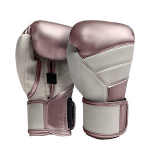 Gants de boxe en cuir véritable de qualité supérieure, prix de gros RTS, logo personnalisé, gants d'entraînement et de sparring professionnels AS-BG-4785 - Product Image 4