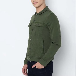 High Quality <b>Denim</b> Jean Jacket for Men Casual Active Wear New Arrival Comfortable Men <b>Denim</b> Button up <b>Coat</b> Oversize Men Jackets - Product Image 3