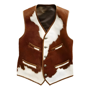 Gilet en cuir pour club moto homme, en cuir de vachette véritable, gilet de motard, patch personnalisé, OEM ODM, vente en gros d'usine - Product Image 1