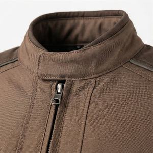 Chaqueta de Piel de Oveja para Hombre, de Alta Calidad, Resistente al Viento e Impermeable, Corte Ajustado, Cuello Alto, Tejido de Invierno, Equipo de Protección - Product Image 4