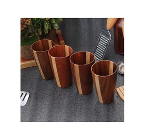 Copas de vino de madera Natural antiguas, vasos de chupito multiusos para fiestas, hechos a mano con amor y cuidado - Product Image 6