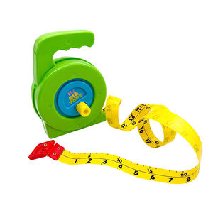 Ruban à mesurer en plastique métrique en gros, jouet éducatif souple de 100 cm pour la maternelle, matériel pédagogique en vrac pour la salle de classe, OEM - Product Image 1