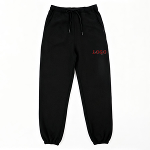 Fabricant de pantalons de survêtement slim pour hommes sur mesure, pantalons de jogging à étiquette privée, fournisseur en gros de streetwear - Product Image 1
