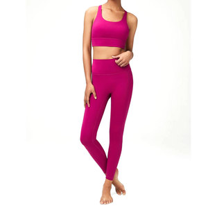 Conjunto de Yoga de Cintura Alta, Ropa Deportiva de Gimnasio, de Secado Rápido, con Logotipo Personalizado, de Alta Calidad, a Precio Razonable, con el Mejor Servicio y a la Moda - Product Image 1