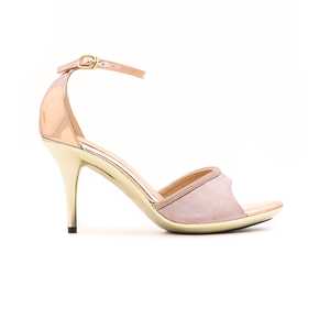 Sandalia de tacón elegante melocotón con tacón lápiz FN5338 - Product Image 3