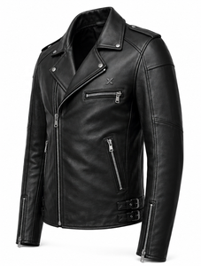 Veste de moto en cuir classique pour deux personnes |   Noir Brun Rouge |   Fabricant OEM ODM |   Qualité de conception haut de gamme |   Vêtements de course - Product Image 2