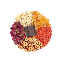 Tisane Premium aux Herbes Aromatisées avec Mélange de Jujube, Gingembre, Miel, Rose et Goji en Sachet pour Boissons Bien-être Quotidiennes
