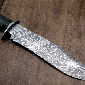 Couteau de chasse à lame fixe fait main, équipement de survie pour le camping en plein air, outil de chasse en acier durable, conception personnalisée, OEM, ODM, vente en gros - Product Image 2