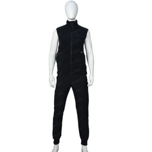 Nouvel ensemble de tenues médicales 2 pièces pour infirmières, à la mode, avec logo personnalisé, pour hôpital, uniforme élastique, ensemble de jogging pour infirmières - Product Image 2