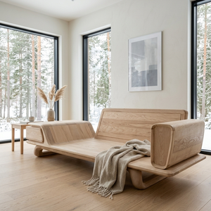 Table basse moderne japonaise en chêne massif pour salon, table de sol Tatami pour le thé et la salle à manger - Product Image 6