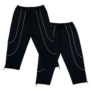 Survêtement de jogging pour homme, hiver, épais, écologique, avec logo personnalisé, fermeture éclair, passepoil, en tissu Spandex/Polyester - Product Image 3