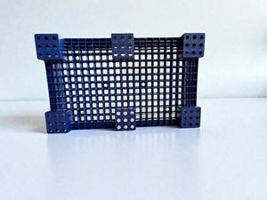 Paletas de Plástico HDPE de 600×1000×90 mm, Reforzadas con Acero, Industriales, de 1 Tonelada, de una Sola Cara, para Almacenamiento - Product Image 5