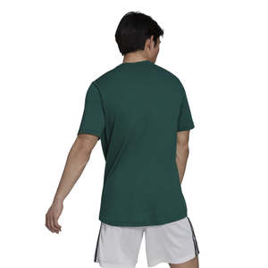 Camiseta de Cuello Redondo Verde Oscuro para Hombre, Personalizada con Estampado, 100% Algodón, Secado Rápido, Manga Corta, Informal, Básica - Product Image 2
