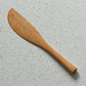 Spatule de cuisine en bois naturel pour frire, remuer et résister à la chaleur, design plat, sûre pour les ustensiles de cuisine antiadhésifs, pour la cuisine - Product Image 3