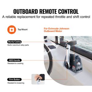 Centralina di controllo remoto fuoribordo Evinrude Johnson Top Mounted 5006186 per motori marini e nautici - Product Image 2