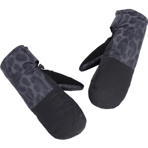 Gants de sport d'extérieur OEM ODM de haute qualité à bas prix, en tissu et peau de chèvre, mitaines à fermeture éclair, gants de snowboard et de ski pour femme - Product Image 2