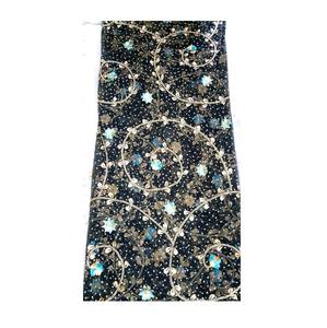 Tissu en dentelle George somalienne brodé à la main, très demandé, pour robe de style africain, vente en gros - Product Image 1