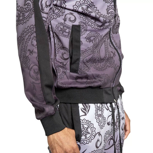 Survêtements de sport extensibles dans quatre directions de haute qualité pour hommes, couleurs et logo personnalisés, survêtements sublimés en gros - Product Image 3
