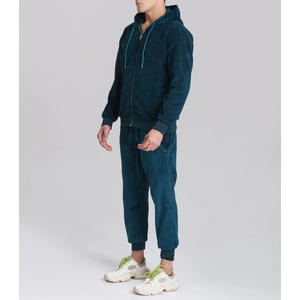 Ensemble de survêtement décontracté et confortable en mélange de coton, composé d'un sweat-shirt et d'un pantalon, idéal pour la détente quotidienne, le travail, les voyages ou les activités de plein air - Product Image 6