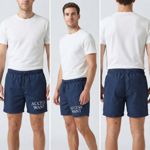 OEM Custom Embroidered Logo Men's <b>Windbreaker</b> Shorts Drawstring Waist Nylon Shorts Quick Dry Men's Hiking <b>Camping</b> Shorts - Product Image 5