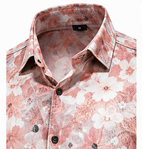 เสื้อเชิ้ตแฟชั่นผู้ชายพิมพ์ลายสำหรับใส่ทุกวัน ผ้าเนื้อนุ่ม คุณภาพพรีเมียม ใส่สบาย แขนสั้น ทรงปกติ - Product Image 3