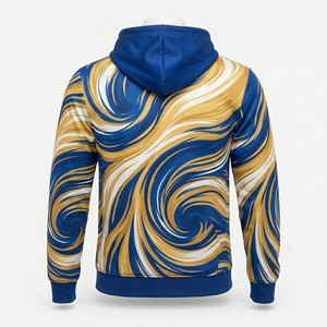 Sweat-shirt à capuche pour homme de qualité supérieure, sublimation, tissu polyester à séchage rapide, flexible - Product Image 2