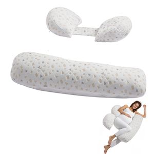 Almohada Corporal Ajustable y Suave para Embarazadas, Cómoda Almohada de Maternidad para Dormir con Cuña Extraíble - Product Image 1