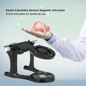 Articulador Dental Magnético Semi-Ajustable de Color Negro, Anatómico, para Uso en Laboratorio, de Metal y Acero - Product Image 5