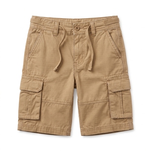 Shorts cargo pour garçons, décontractés, utilitaires, respirants, à séchage rapide, taille mi-haute, pour activités de plein air - Product Image 3