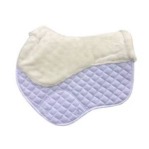 OEM ODM Tapis de selle anglais en cuir pelucheux respirant, faible MOQ, conception personnalisée pour dressage, saut d'obstacles et entraînement équestre - Product Image 2