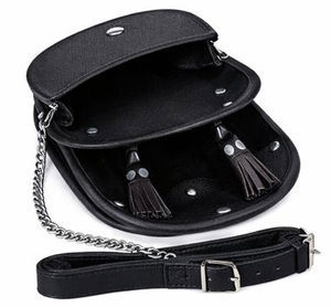 ชุดเดรสสไตล์วินเทจสก็อตแลนด์แบบใหม่พร้อมกระเป๋าสปอร์รันทำมือสำหรับทุกเพศ กระเป๋าสปอร์รันสก็อตแลนด์แบบมืออาชีพ หนังทนทาน - Product Image 3