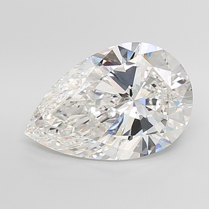 Diamant de laboratoire CVD brillant de 10,01 carats, taille poire, couleur F, pureté VS1, poli en Inde, pour la fabrication de bijoux (bagues, boucles d'oreilles, pendentifs) - Product Image 1